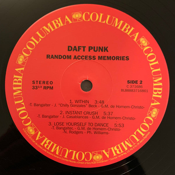 Random Access Memories (2x VINYL) | Mint (M) Mint (M)