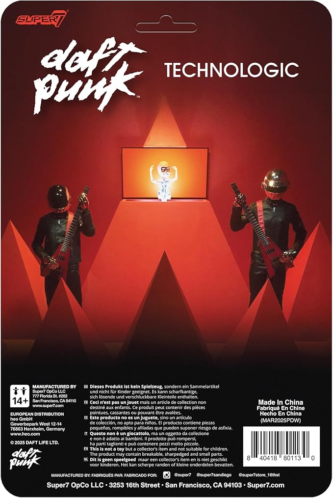 (PRE-ORDER 12/6/25) Super7 Daft Punk Reaction Figures Wave 01 - Human After All Action Figure |