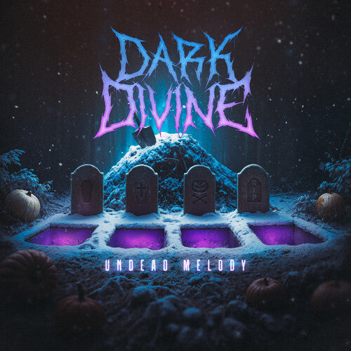 Dark Divine - Undead Melody [Electric Blue & Violet Cloudy W/ Black Splatter] |