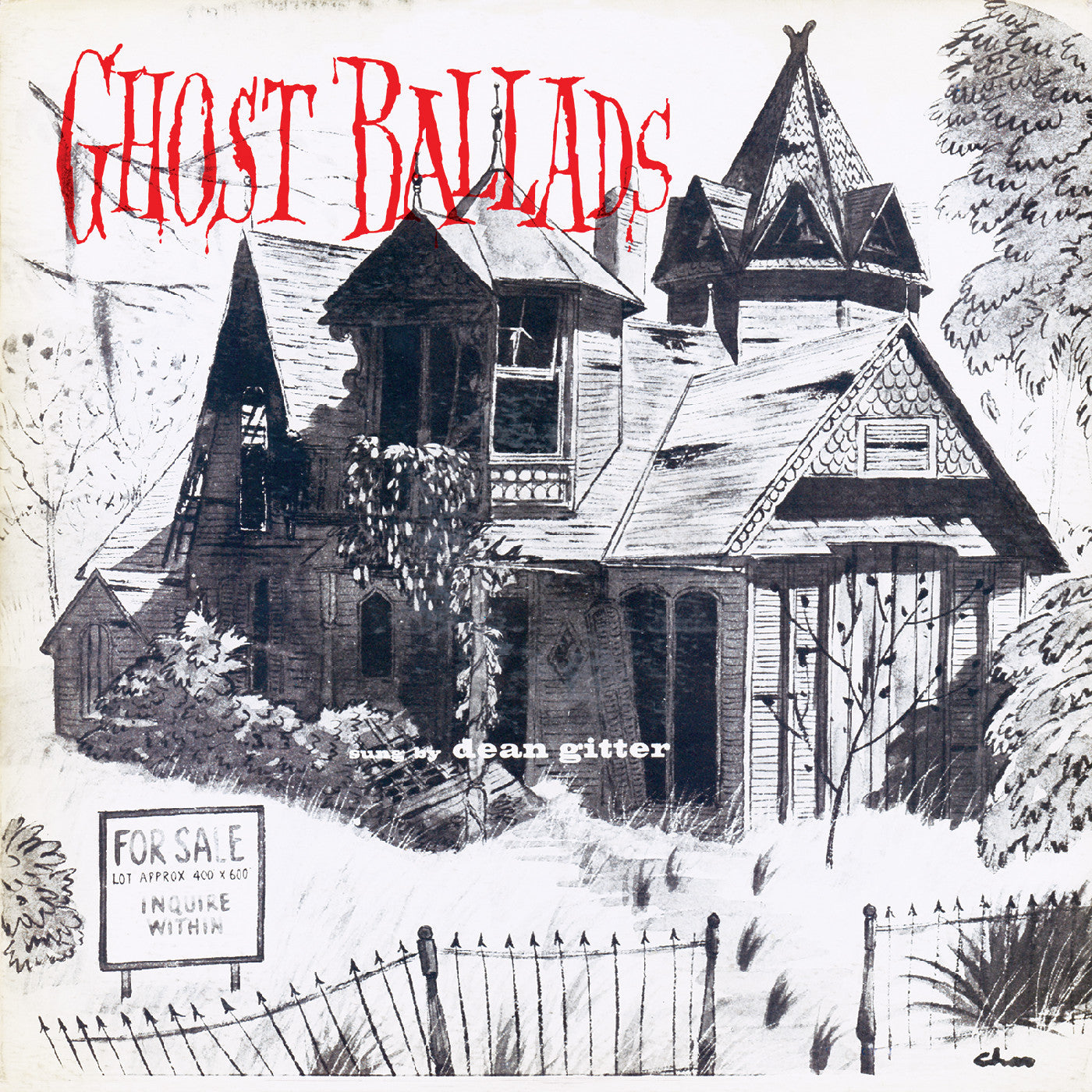 Dean Gitter - Ghost Ballads (Clear W/ Orange Pumpkin Swirl VINYL) | Mint (M) Mint (M)