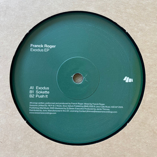 Franck Roger - Exodus EP (VINYL) |