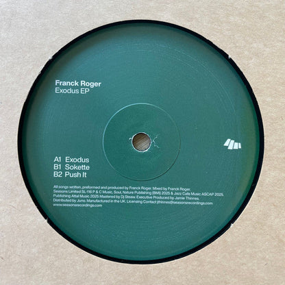 Franck Roger - Exodus EP (VINYL) |