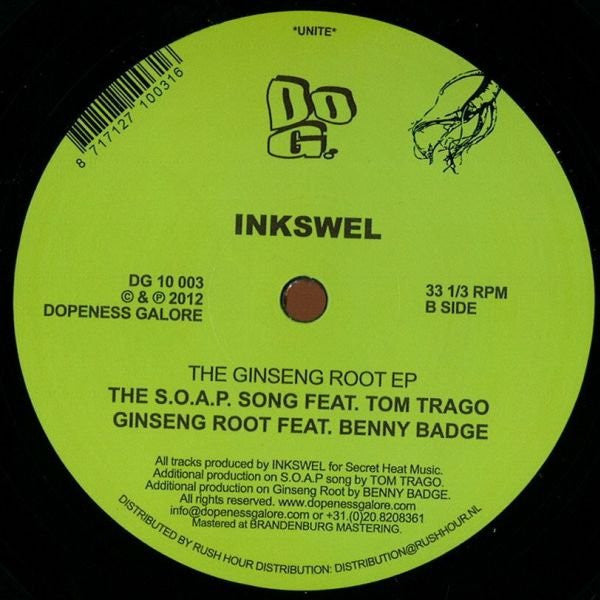 Inkswel - The Ginseng Root EP (12" VINYL) | Mint (M) Mint (M)