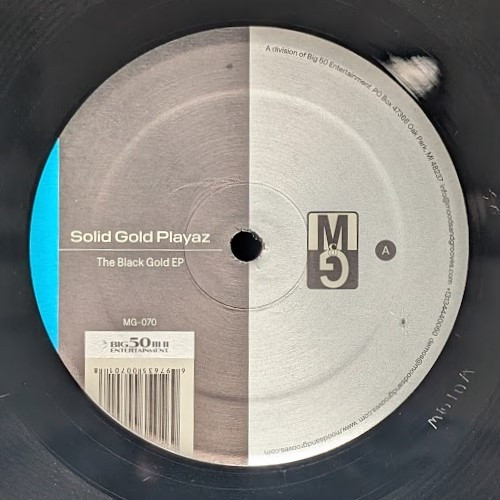 Solid Gold Playaz - The Black Gold EP (VINYL) | Mint (M) Mint (M)
