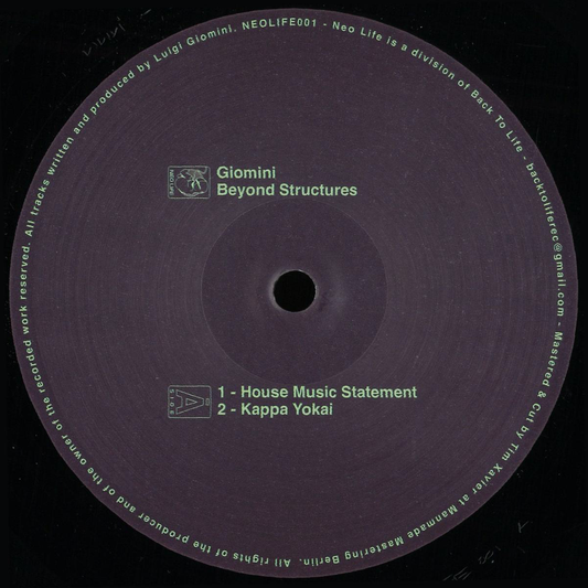 Giomini - (PRESALE 5/24/26) Beyond Structures (VINYL) | Mint (M) Mint (M)