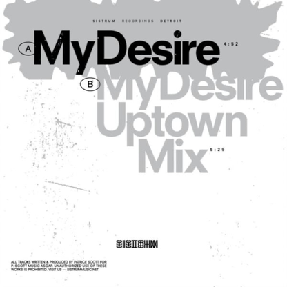 Patrice Scott - My Desire (VINYL) | Mint (M) Mint (M)