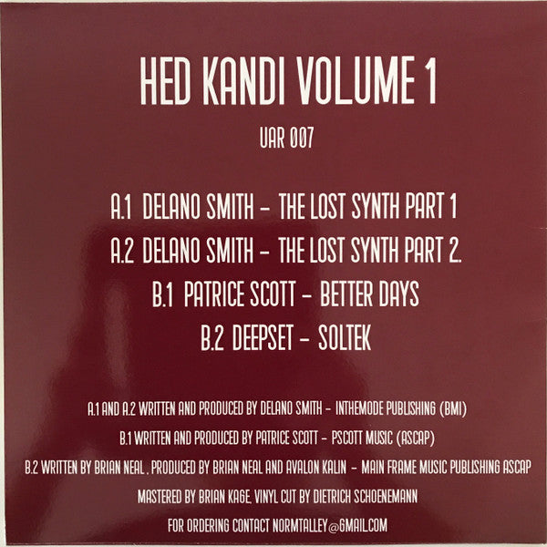 Various - Hed Kandi Volume 1 (12" VINYL) | Mint (M) Mint (M)