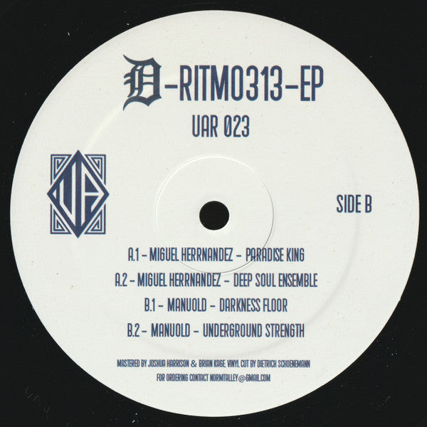 Miguel Herrnandez - D-Ritmo 313 EP (VINYL) | Mint (M) Mint (M)