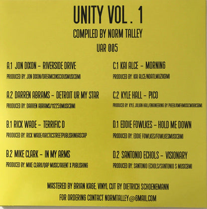 Various - Unity Vol. 1 (2x VINYL) | Mint (M) Mint (M)