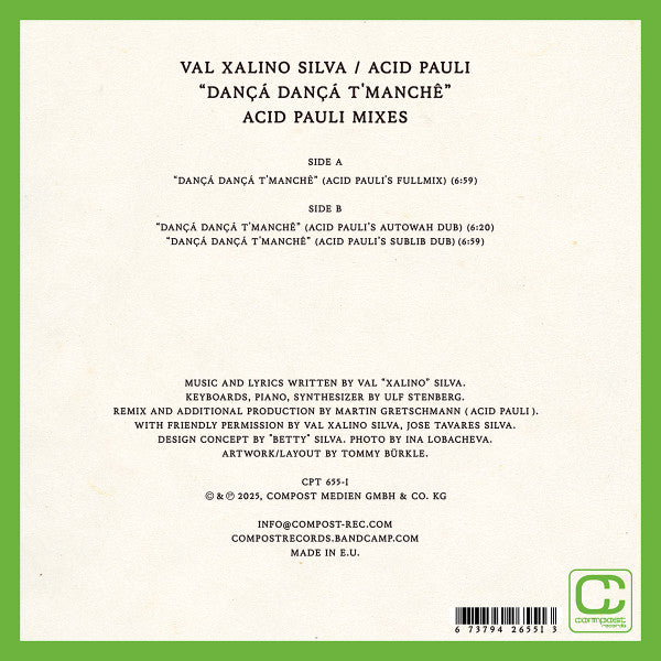 Dançá Dançá T'Manchê (Acid Pauli Mixes)(VINYL) | Mint (M) Mint (M)