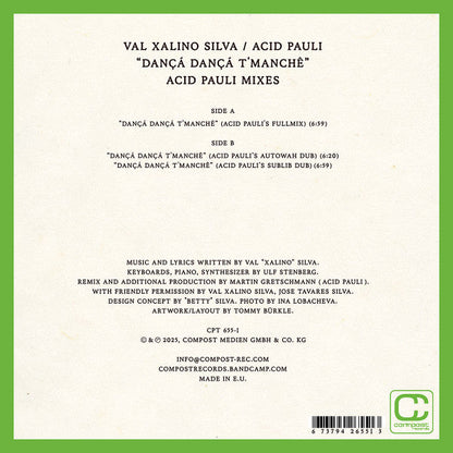 Dançá Dançá T'Manchê (Acid Pauli Mixes)(VINYL) | Mint (M) Mint (M)