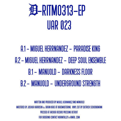 Miguel Herrnandez - D-Ritmo 313 EP (VINYL) | Mint (M) Mint (M)