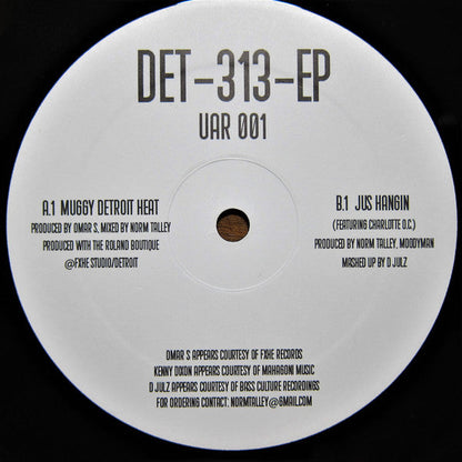 Norm Talley - Det-313-EP (12" VINYL) | Mint (M) Mint (M)