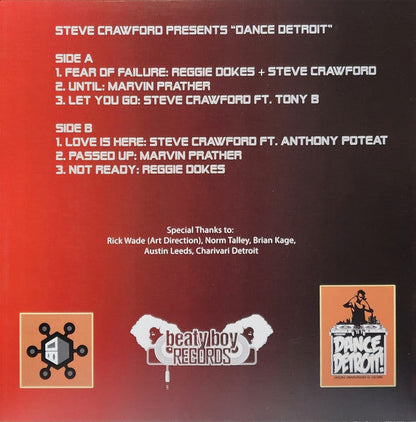 Steve Crawford (8) - Dance Detroit (12" VINYL) | Mint (M) Mint (M)