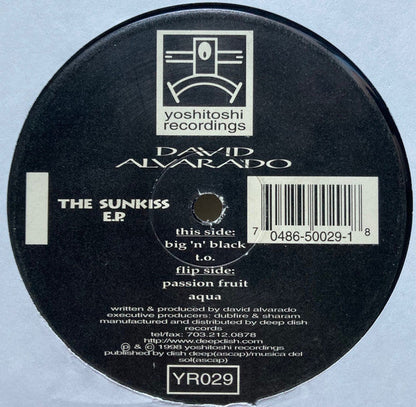 David Alvarado - The Sun Kiss E.P. (12" VINYL) | Very Good Plus (VG+) Excellent (EX)