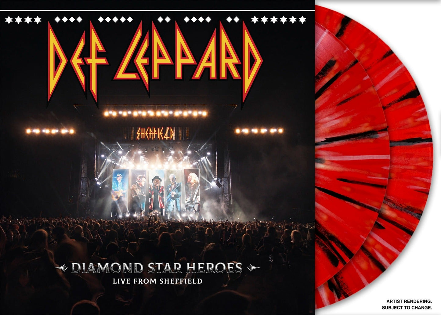 Def Leppard - Diamond Star Heroes: Live From Sheffield (Half-Speed Master 180G Multicolor Splatter 2xVINYL) | Mint (M) Mint (M)