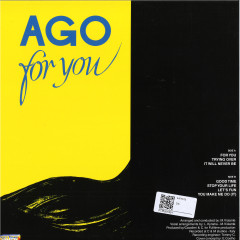 Ago - For You (Remastered) (YELLOW VINYL) | Mint (M) Mint (M)