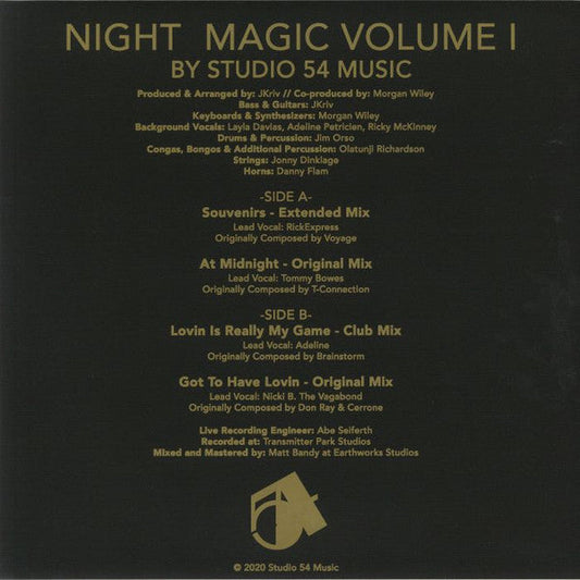 Night Magic Vol. I - The Disco Mixes 2020 (GOLD VINYL) | Mint (M) Mint (M)