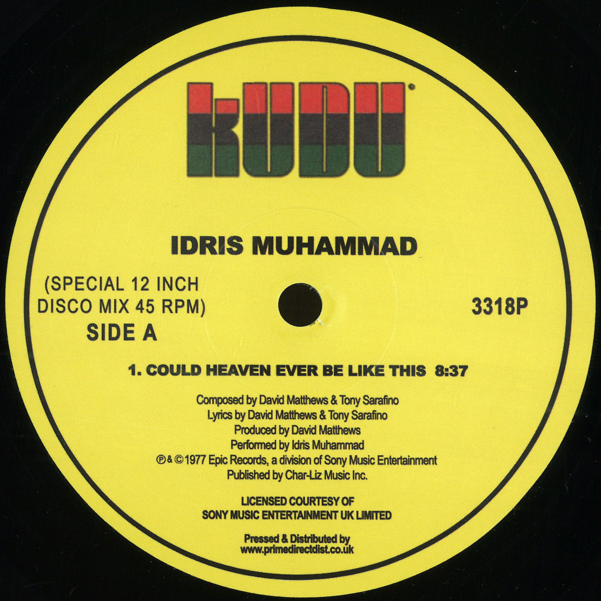 Idris Muhammad - (PRESALE) Could Heaven Ever Be Like This / Tasty Cakes & Turn This Mutha Out (VINYL) | Mint (M) Mint (M)
