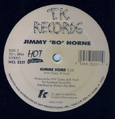 Jimmy "Bo" Horne - Spank / Gimme Some (12") | Excellent (EX) Generic