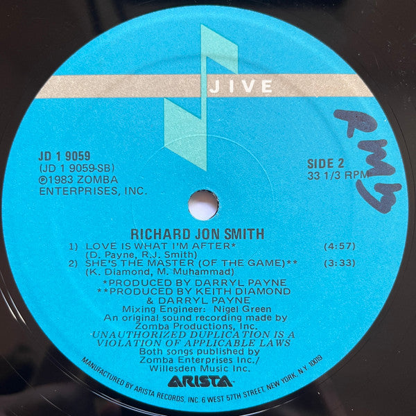 She's The Master (Of The Game) (12" VINYL) | Near Mint (NM) Excellent (EX)