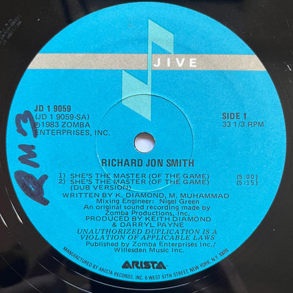 She's The Master (Of The Game) (12" VINYL) | Near Mint (NM) Excellent (EX)