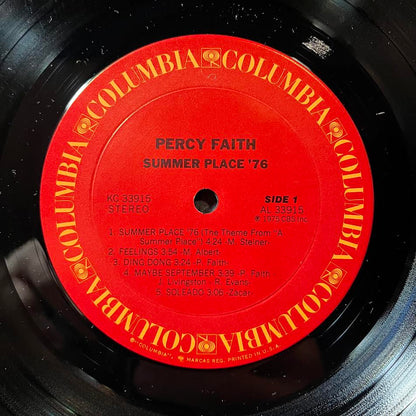 Percy Faith - Summer Place '76 ( VINYL) | Near Mint (NM) Near Mint (NM)