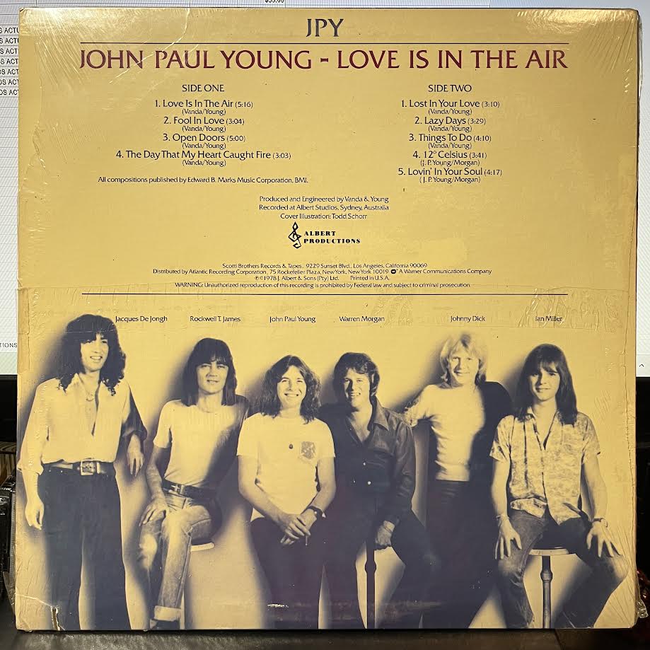 Love Is In The Air (VINYL) | Near Mint (NM) Near Mint (NM)