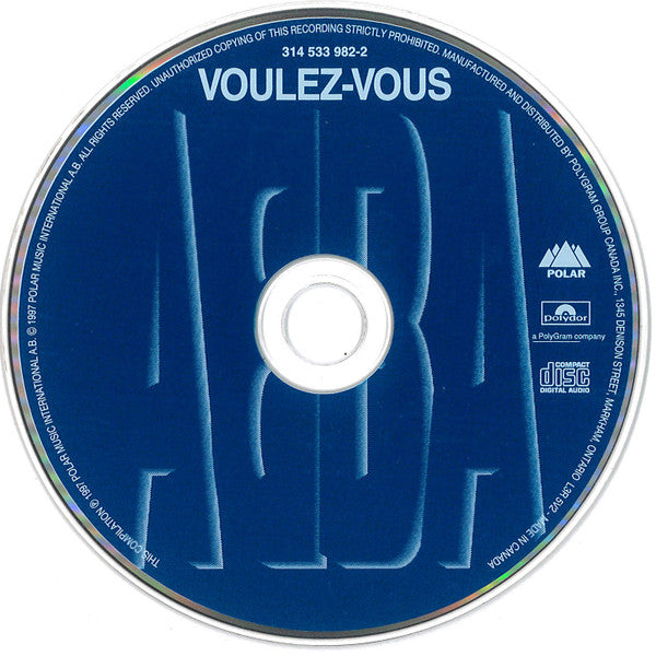 ABBA - Voulez-Vous (CD CANADA) | Near Mint (NM) Excellent+ (EX+)