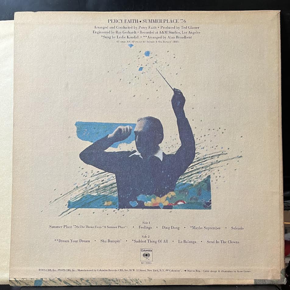 Percy Faith - Summer Place '76 ( VINYL) | Near Mint (NM) Near Mint (NM)