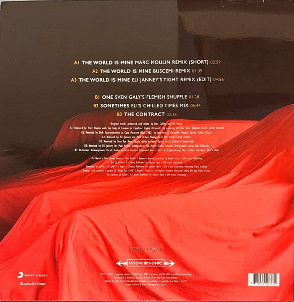 Hooverphonic - Presents Jackie Cane Remixes (VINYL) | Mint (M) Mint (M)