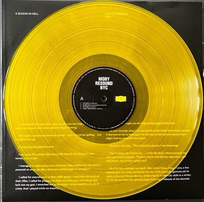 Moby - Resound NYC (CLEAR "SUN" YELLOW VINYL) | Mint (M) Mint (M)