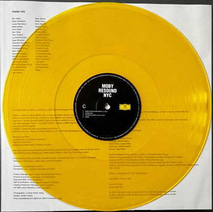 Moby - Resound NYC (CLEAR "SUN" YELLOW VINYL) | Mint (M) Mint (M)