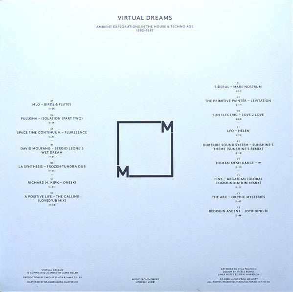 Various - Virtual Dreams (Ambient Explorations 1993-1997)(3xVINYL)*CREASED* | Mint (M) Excellent+ (EX+)