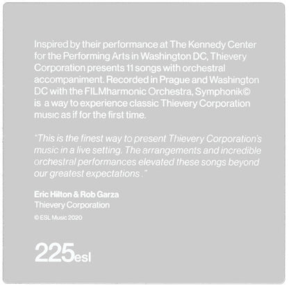 Thievery Corporation - Symphonik (2xVINYL) | Near Mint (NM or M-) Near Mint (NM)