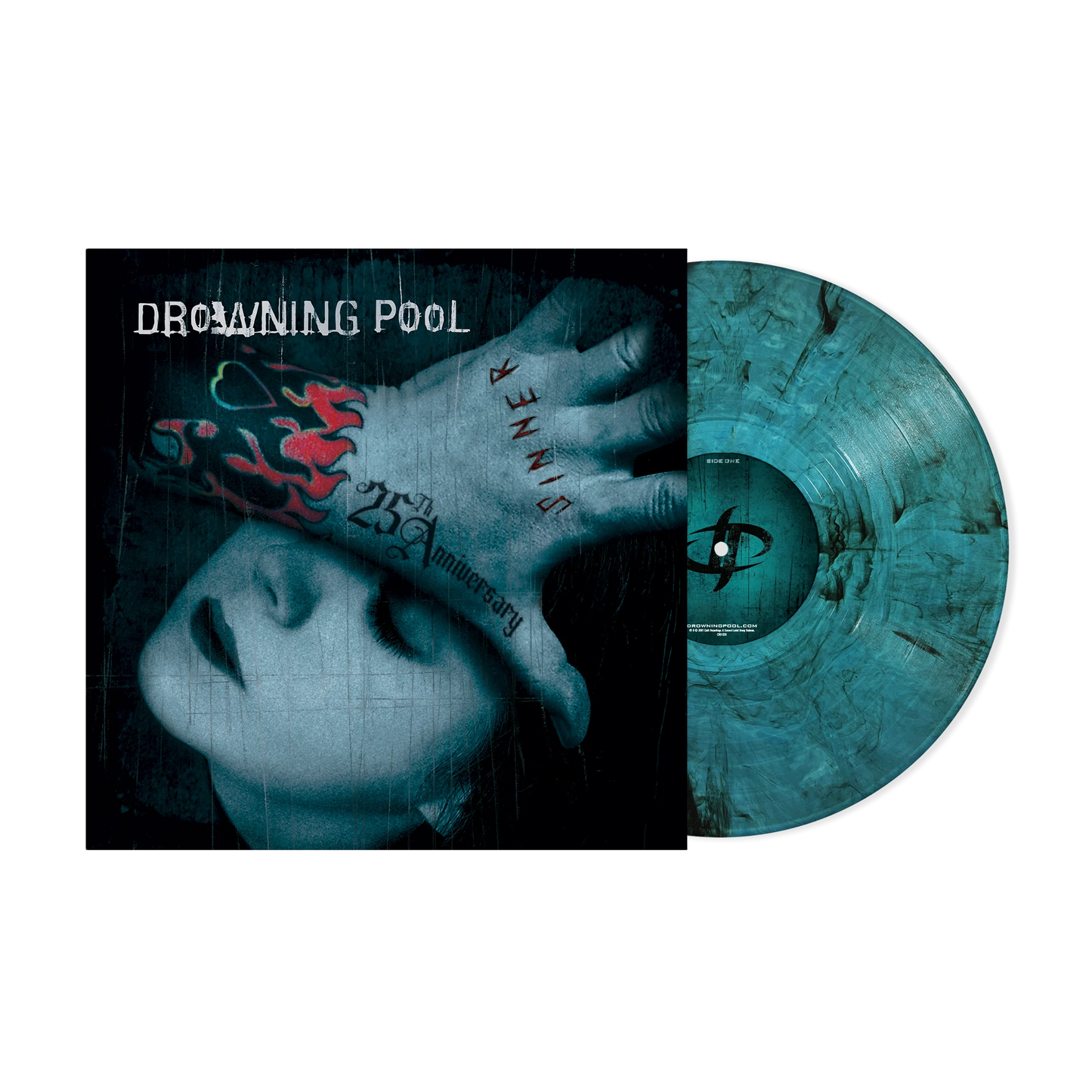 Drowning Pool - Sinner (25Th Anniversary Edition) [Sea Blue Smoke LP] | Mint (M) Mint (M)