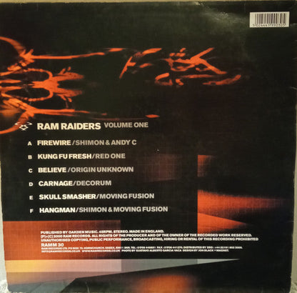 Various - Ram Raiders (Volume One) *RECORD 2 ONLY* (12" VINYL) | Excellent (EX) Excellent (EX)