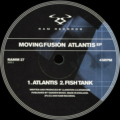 Moving Fusion - Atlantis EP (*RECORD 1 ONLY* 12" VINYL) | Excellent (EX) Excellent (EX)