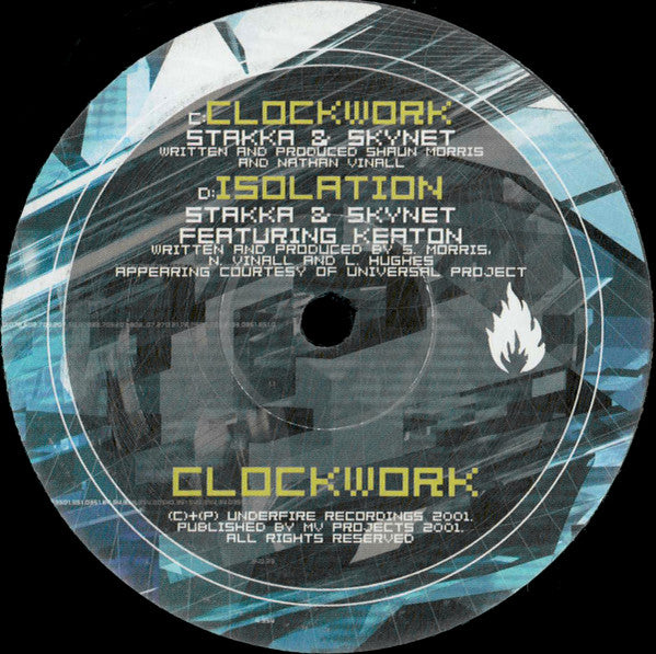 Stakka & Skynet - Clockwork (VINYL) *RECORD 2 ONLY* | Excellent (EX) Generic