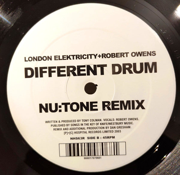 London Elektricity - Different Drum (Remixes) (12" VINYL) | Very Good Plus (VG+) Excellent (EX)