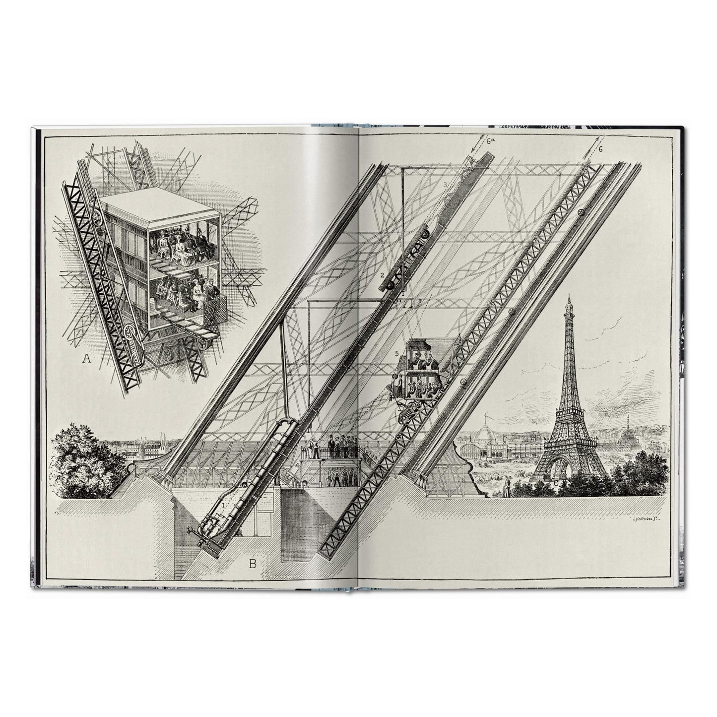 The Eiffel Tower (German, French, English, Italian)