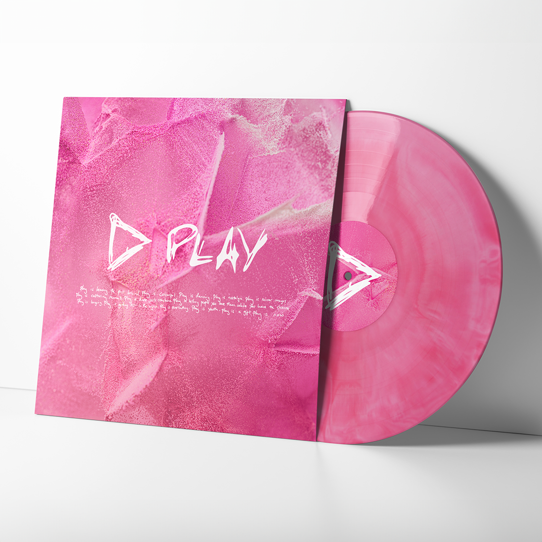 Ed Sheeran - Play (White & Pink Marbled VINYL) | Mint (M) Mint (M)