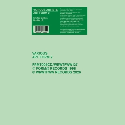 Various Artists - Art Form 2 (2xVINYL) | Mint (M) Mint (M)