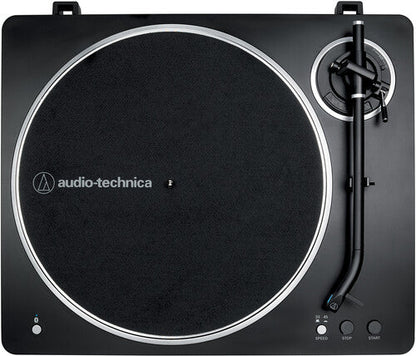 Audio-Technica - Audio Technica AT-LP70XBT-BS Turntable Fully Automatic Bluetooth Wire) |