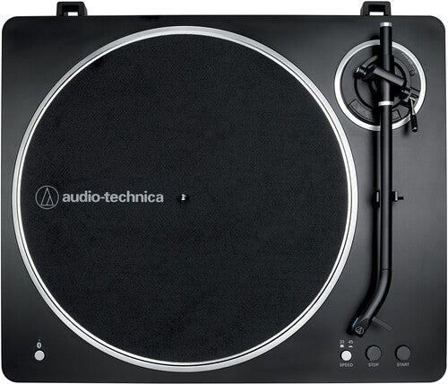 Audio-Technica - Audio Technica AT-LP70XBT-BS Turntable Fully Automatic Bluetooth Wire) |