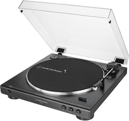 Audio Technica AT-LP60X-BK Fully Automatic Belt-Drive Turntable (Black) |
