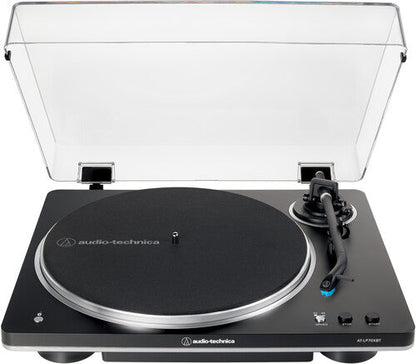 Audio-Technica - Audio Technica AT-LP70XBT-BS Turntable Fully Automatic Bluetooth Wire) |