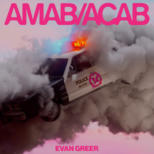 Evan Greer - Amab/Acab (Clear/Pink Cloud VINYL) | Mint (M) Mint (M)