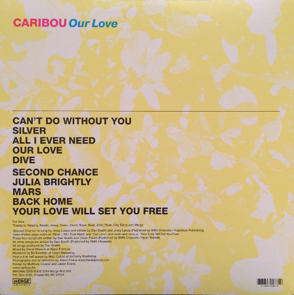 Caribou - Our Love (VINYL) | Mint (M) Mint (M)