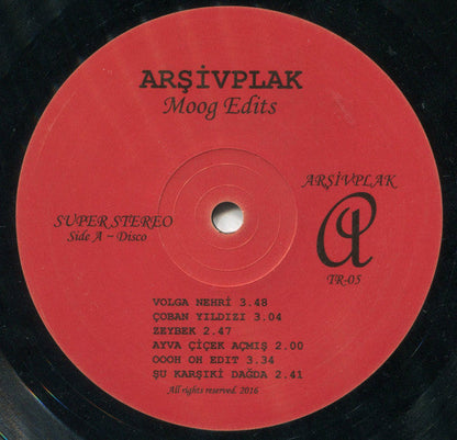 Arşivplak - Moog Edits (VINYL) | Mint (M) Mint (M)